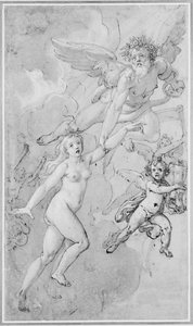 La vérité est la fille du temps - Federico Zuccari or Zuccaro